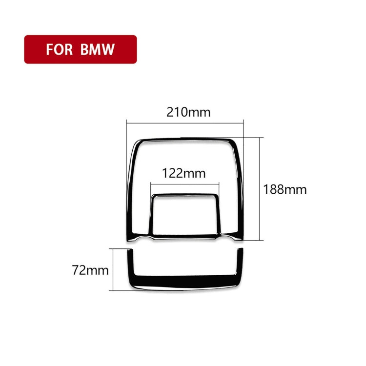 BMW X5 E70 & X6 E71 Interior Reading Light Decorative Panel Sticker (2008-2013) - Universal Fit for Left & Right Drive