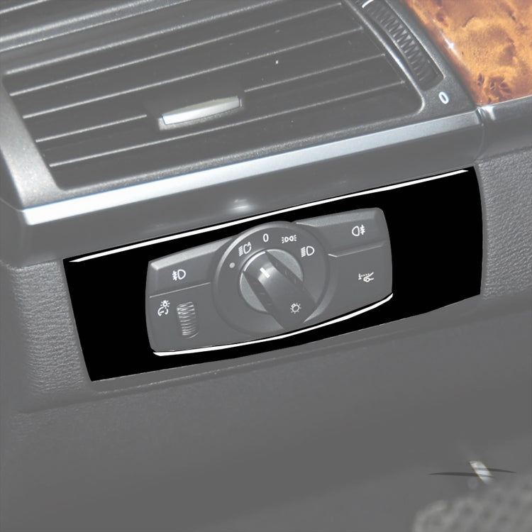 BMW E70 X5 / E71 X6 Headlight Switch Panel Decorative Sticker – 2008-2013 Stylish Upgrade