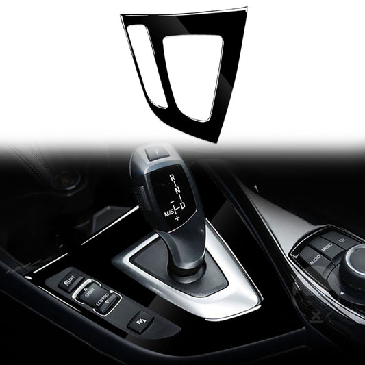 BMW Series 1 & 2 F20/F21 2012-2015 Left Drive Gear Panel Decorative Sticker - Premium Black Finish