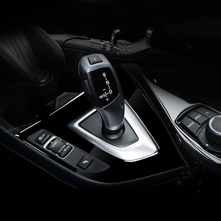 BMW Series 1 & 2 F20/F21 2012-2015 Left Drive Gear Panel Decorative Sticker - Premium Black Finish