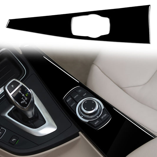BMW Interior Elegance: Left Drive Multimedia Panel Decorative Sticker for Series 3 F30, 3GT F34 & Series 4 F33/F34/F36 (2013-2018)