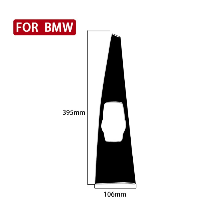 BMW Interior Elegance: Left Drive Multimedia Panel Decorative Sticker for Series 3 F30, 3GT F34 & Series 4 F33/F34/F36 (2013-2018)