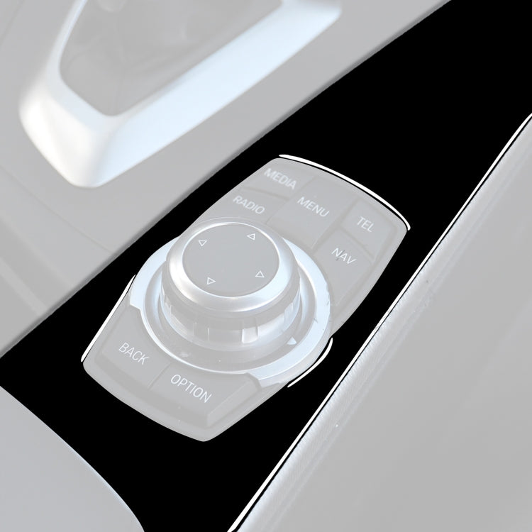 BMW Interior Elegance: Left Drive Multimedia Panel Decorative Sticker for Series 3 F30, 3GT F34 & Series 4 F33/F34/F36 (2013-2018)