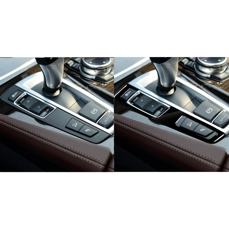 BMW Series 5 F10 2011-2017 Left Drive Gear Panel Decorative Key Sticker - Elevate Your Interior Style