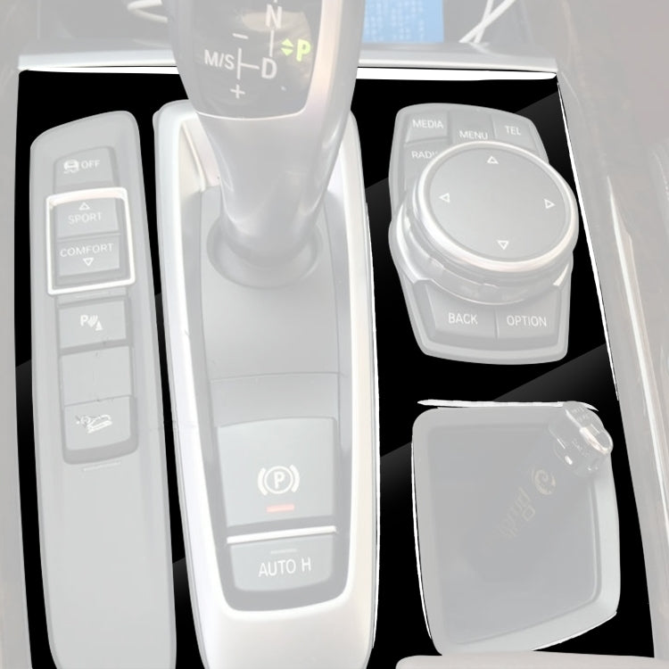 BMW X5 / X6 F15 F16 Gear Panel Decorative Sticker – Stylish Interior Upgrade (2014-2017)