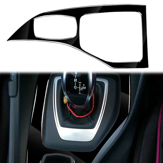 BMW X1 E84 2011-2015 Gear Panel Decorative Frame Sticker in Elegant Piano Black