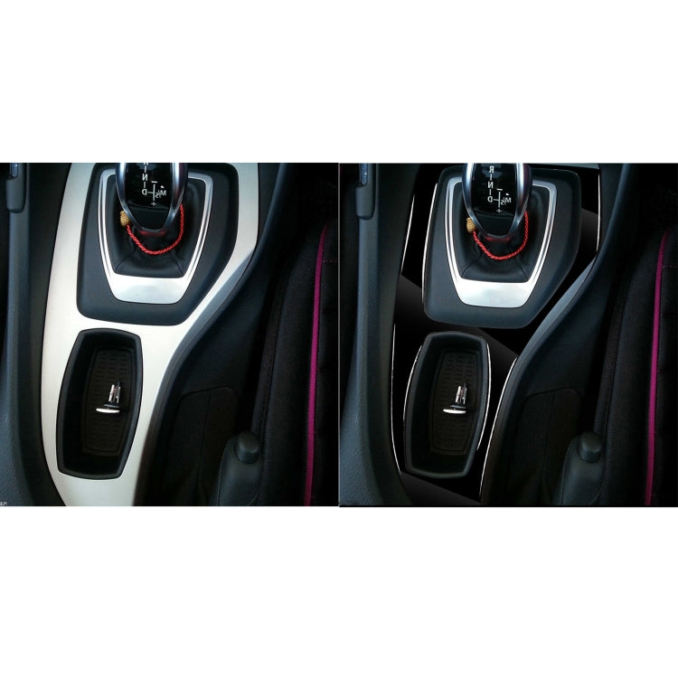 BMW X1 E84 2011-2015 Gear Panel Decorative Frame Sticker in Elegant Piano Black