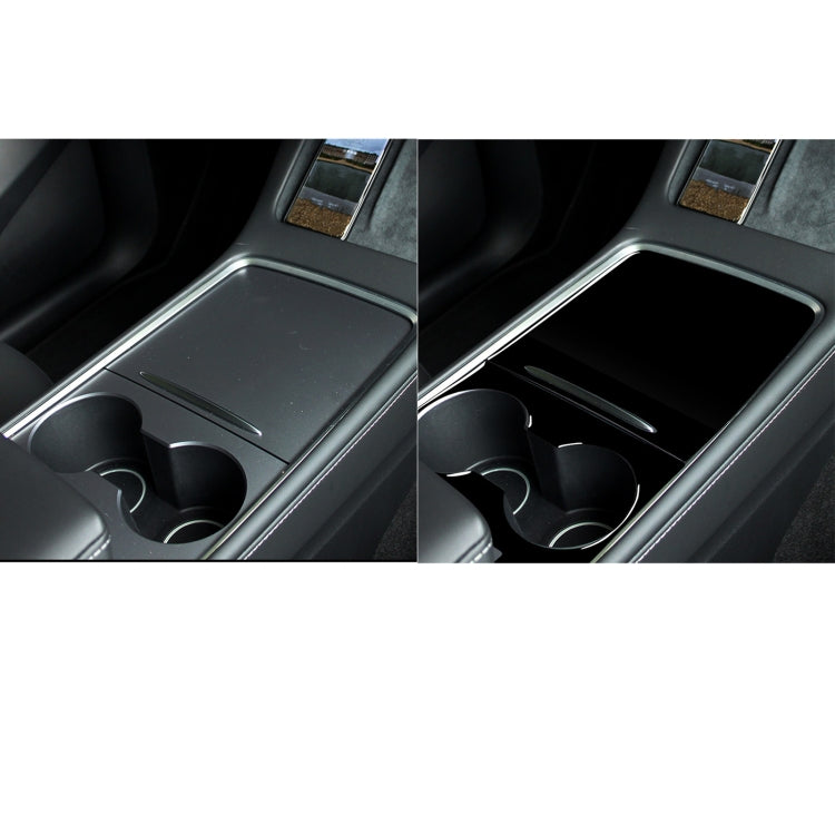 Custom Piano Black Decorative Stickers for Tesla Model 3 Central Control Panel – Universal Fit for Left & Right Drive