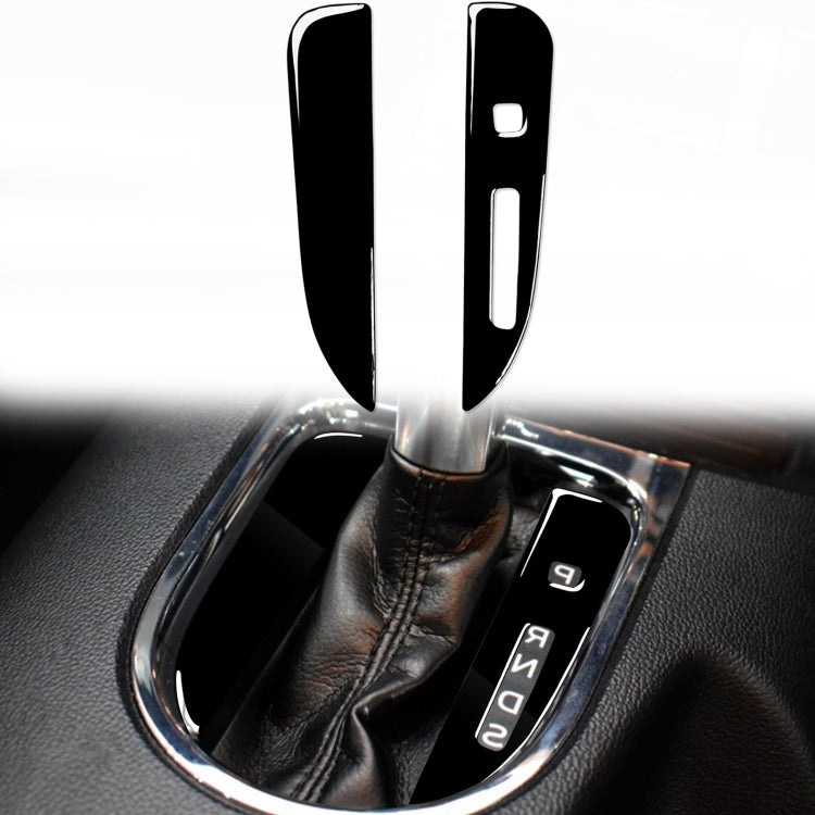 Stylish Piano Black Gear Shift Pad Sticker for Ford Mustang 2015-2020