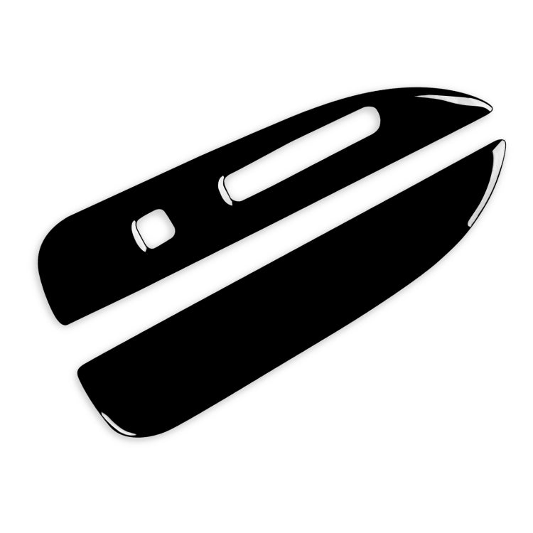 Stylish Piano Black Gear Shift Pad Sticker for Ford Mustang 2015-2020