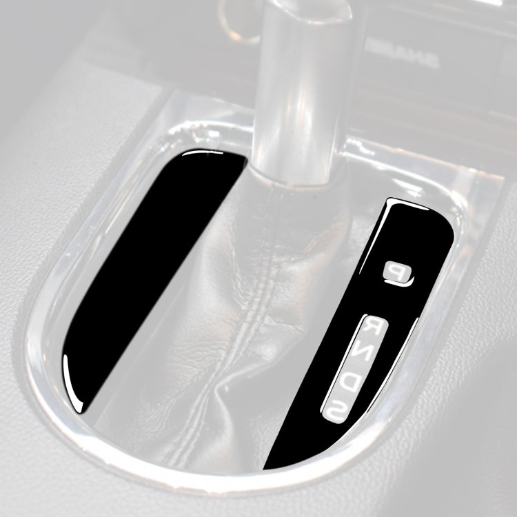 Stylish Piano Black Gear Shift Pad Sticker for Ford Mustang 2015-2020