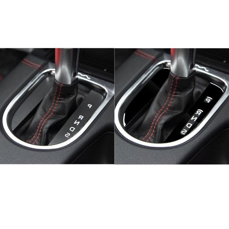 Stylish Piano Black Gear Shift Pad Sticker for Ford Mustang 2015-2020