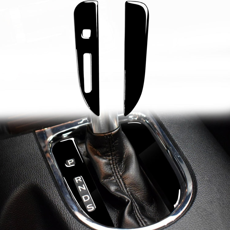 Ford Mustang 2015-2020 Left Drive Gear Shift Pad Decorative Sticker in Piano Black