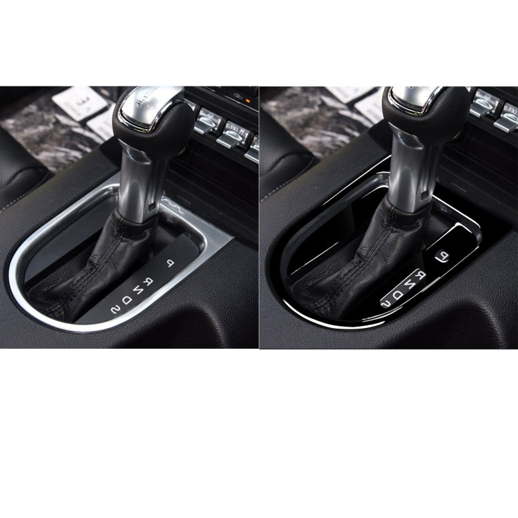 Stylish Piano Black Gear Panel Trim Stickers for 2015-2020 Ford Mustang