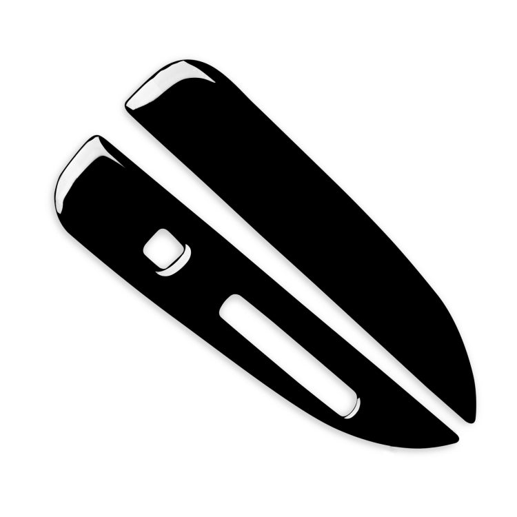 Stylish Piano Black Gear Panel Frame Stickers for Ford Mustang 2015-2020 Left Drive