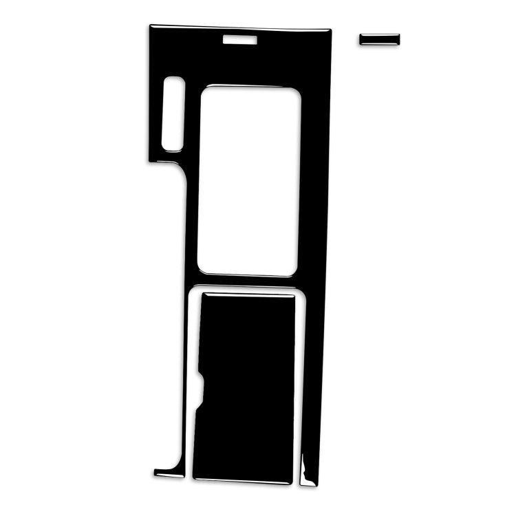 Sleek Piano Black Gear Panel Decorative Sticker Set for Ford Mustang 2009-2013