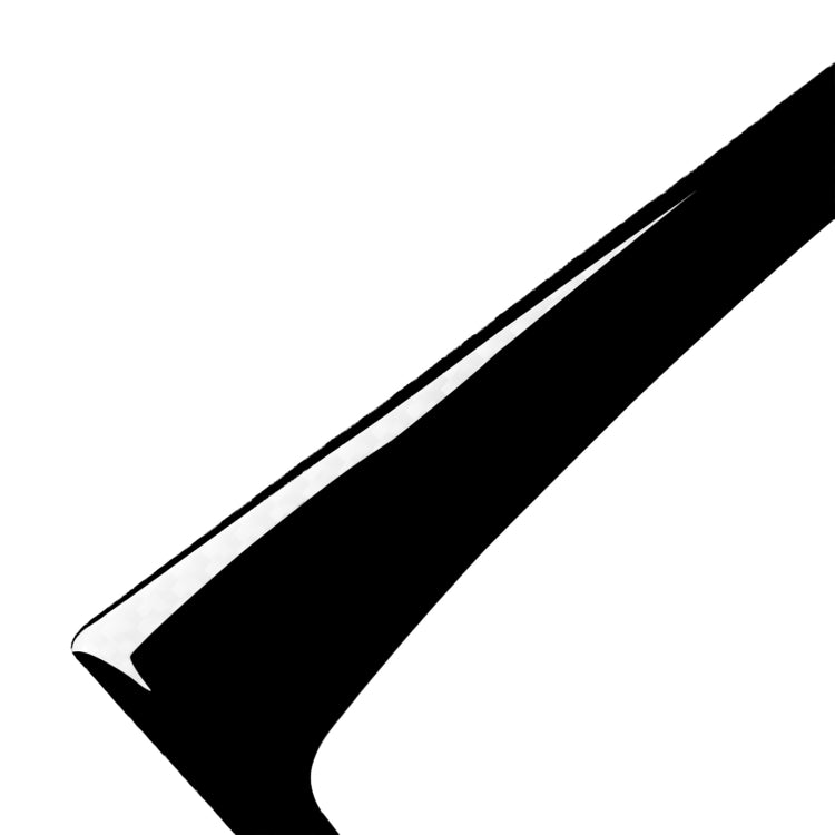 Sleek Piano Black ABS Gear Panel Decorative Sticker Set for Mercedes-Benz W204 C-Class (2007-2013)