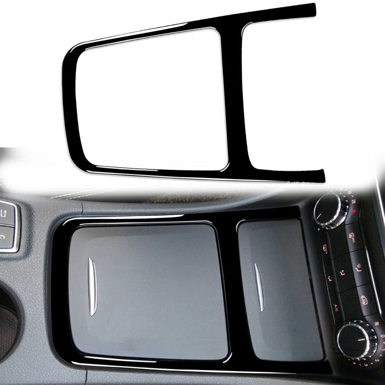 Luxurious Piano Black Decorative Sticker for Mercedes-Benz A-Class, CLA, and GLA (2013-2018) - Universal Fit for Left & Right Drive Models