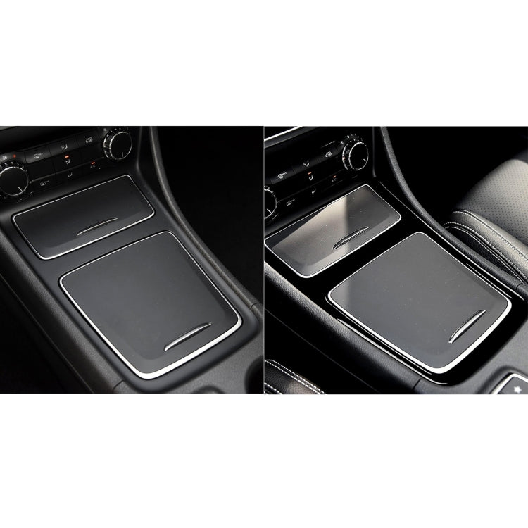 Luxurious Piano Black Decorative Sticker for Mercedes-Benz A-Class, CLA, and GLA (2013-2018) - Universal Fit for Left & Right Drive Models