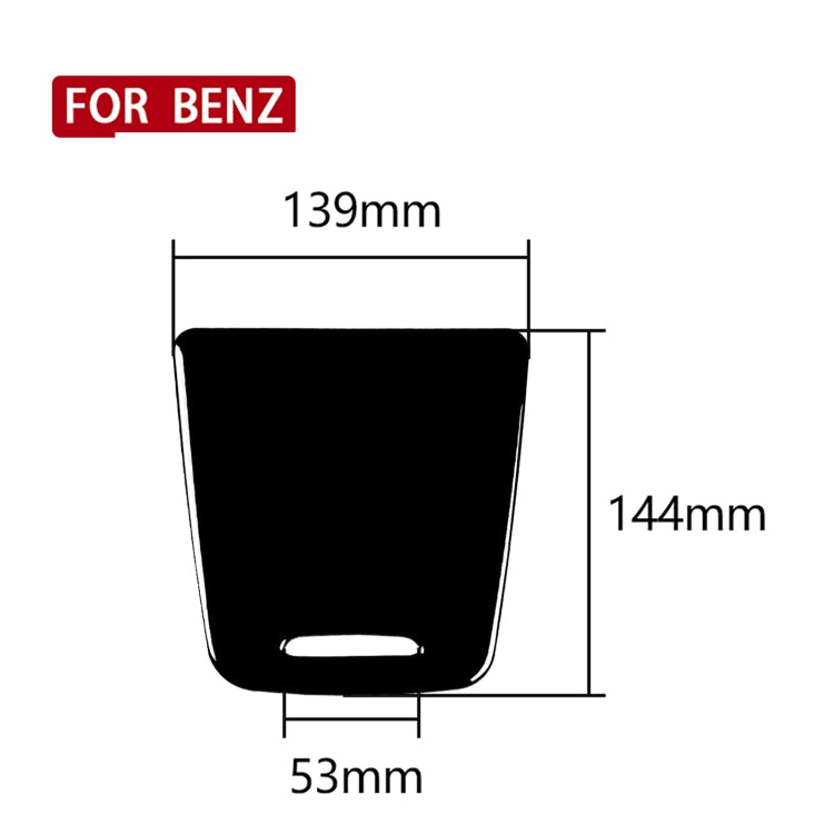 Stylish Central Storage Box Decorative Sticker for Mercedes-Benz A-Class, CLA & GLA (2013-2018) - Left & Right Drive Universal Fit