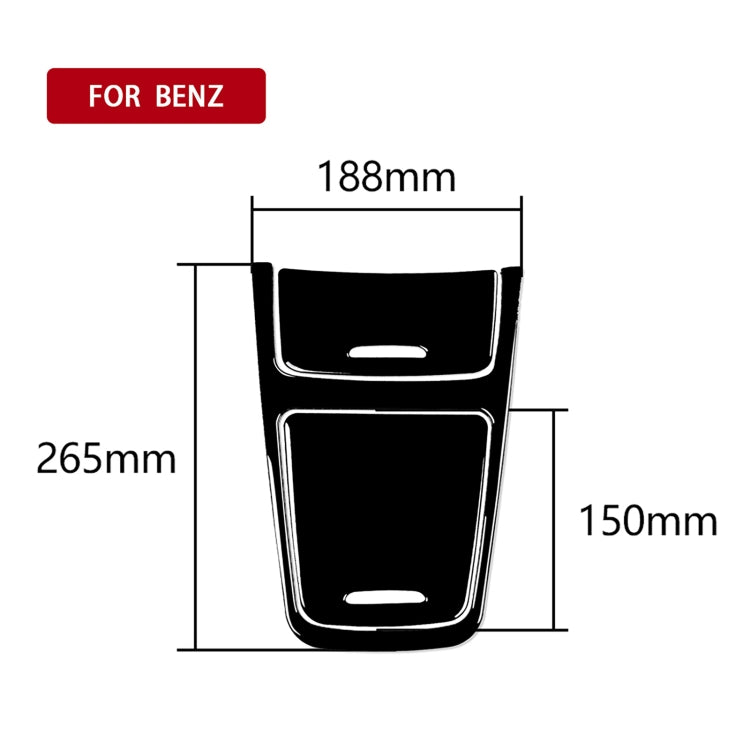 Mercedes-Benz Central Control Panel Decorative Sticker – A-Class, CLA & GLA (2013-2018) – Universal Fit for Left and Right Drive