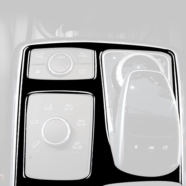 Stylish Multimedia Panel Decorative Sticker for Mercedes-Benz GLE, GLS, and M-Class (2012-2018)