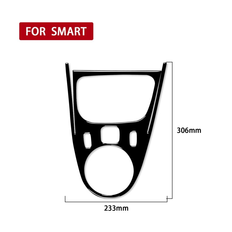 Elegant Gear Panel Decorative Sticker for Mercedes-Benz Smart (2016-2021)