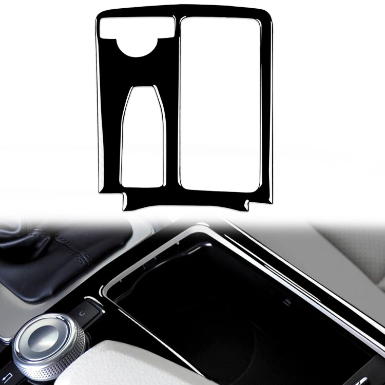Mercedes-Benz C-Class & E-Class Gear Panel Decorative Sticker - Premium Piano Black Finish