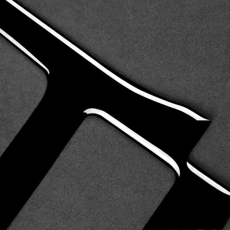 Mercedes-Benz C-Class & E-Class Gear Panel Decorative Sticker - Premium Piano Black Finish
