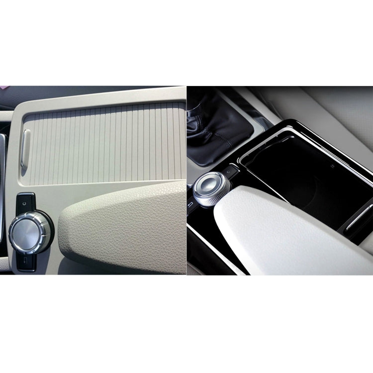 Mercedes-Benz C-Class & E-Class Gear Panel Decorative Sticker - Premium Piano Black Finish