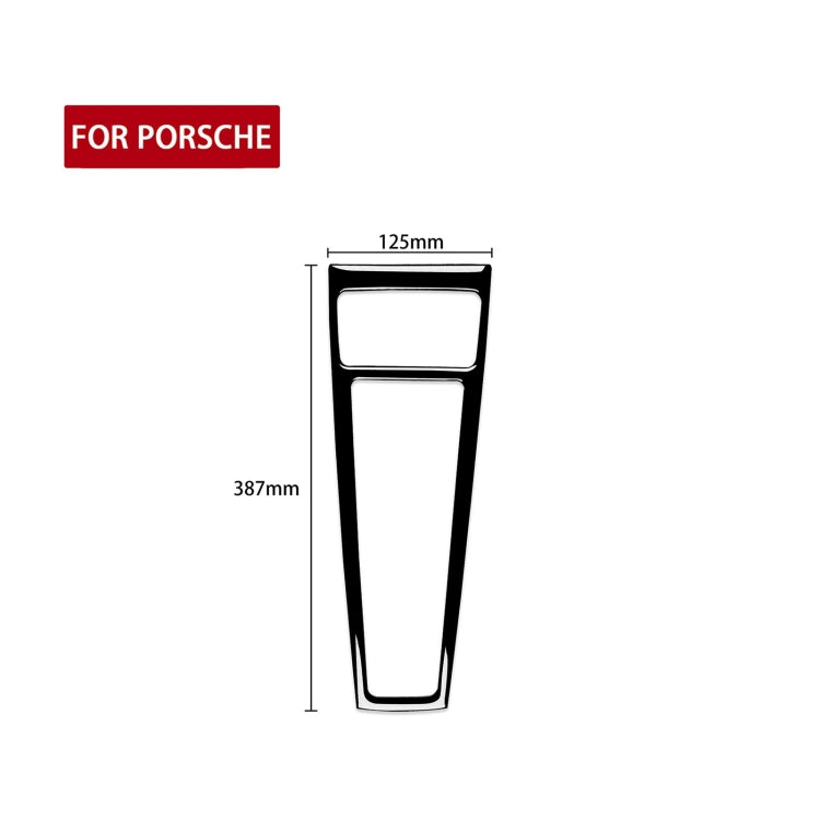 Porsche Macan 2014-2021 Gear Panel Trim Sticker – Stylish ABS Decorative Cover for Left and Right Drive