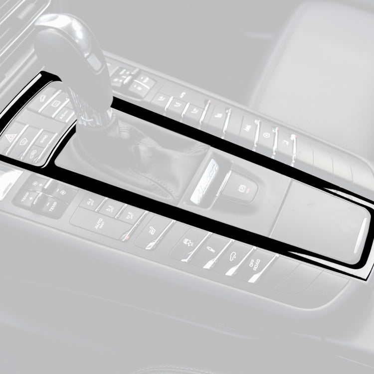 Porsche Macan 2014-2021 Gear Panel Trim Sticker – Stylish ABS Decorative Cover for Left and Right Drive
