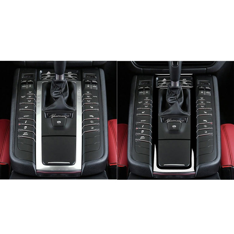Porsche Macan 2014-2021 Gear Panel Trim Sticker – Stylish ABS Decorative Cover for Left and Right Drive