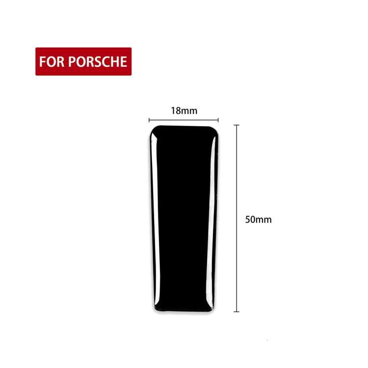 Porsche Macan 2014-2021 Gear Shift Button Decor Stickers – Universal Fit for Left and Right Drive