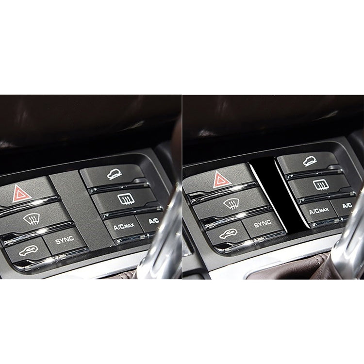 Porsche Macan 2014-2021 Gear Shift Button Decor Stickers – Universal Fit for Left and Right Drive