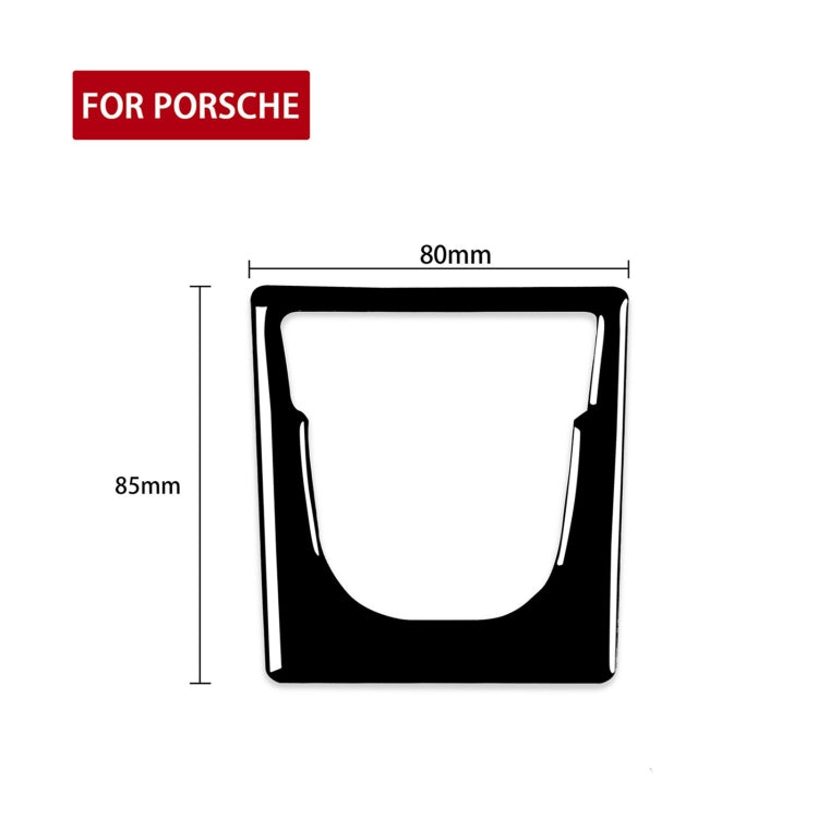 Porsche Macan 2014-2021 Premium ABS Handbrake Panel Decorative Sticker for Left and Right Drive