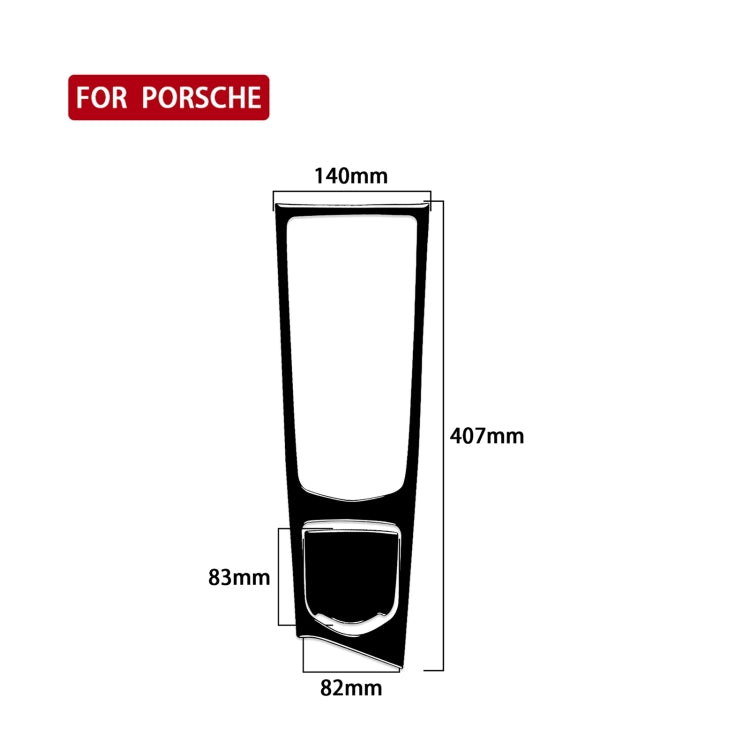 Porsche Panamera 2010-2016 Right Drive Multimedia Panel Decorative Sticker – Elevate Your Interior Style