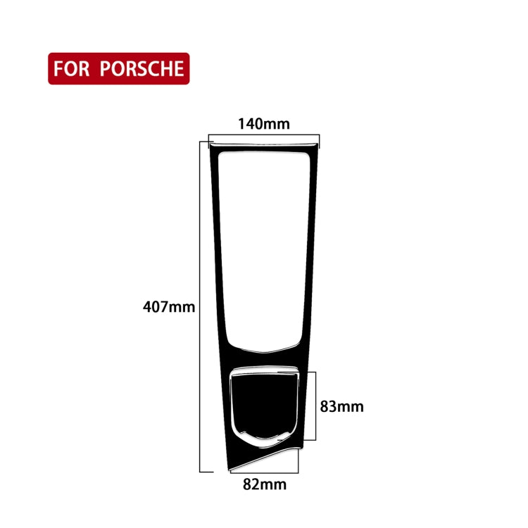 Elegant Multimedia Panel Sticker for Porsche Panamera (2010-2016) – Left Drive