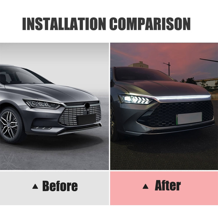 2m Car Daytime Running Super Bright Decorative LED Atmosphere Light