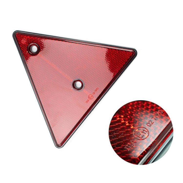 Trucks Trailers RV Triangular Red Reflector, Red Reflector