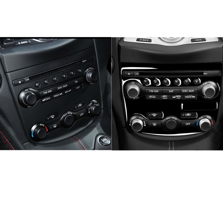 Nissan 370Z Z34 2009- Custom 3-in-1 Car AC Control Panel Decorative Stickers