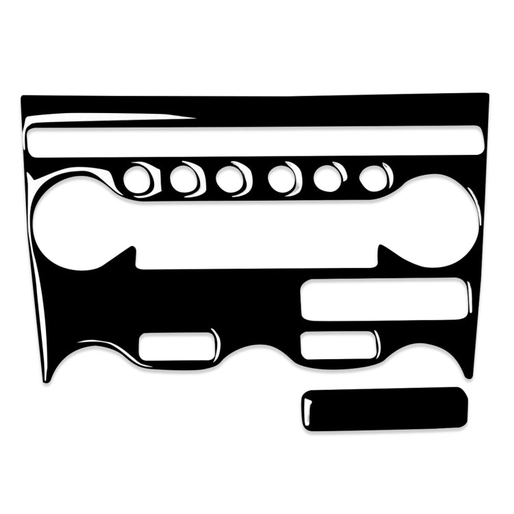 Nissan 370Z Z34 2009- Stylish 2-in-1 Car AC Control Panel Trim Sticker - Universal Fit for Left & Right Drive
