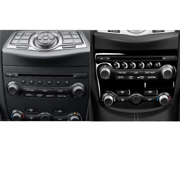 Nissan 370Z Z34 2009- Stylish 2-in-1 Car AC Control Panel Trim Sticker - Universal Fit for Left & Right Drive