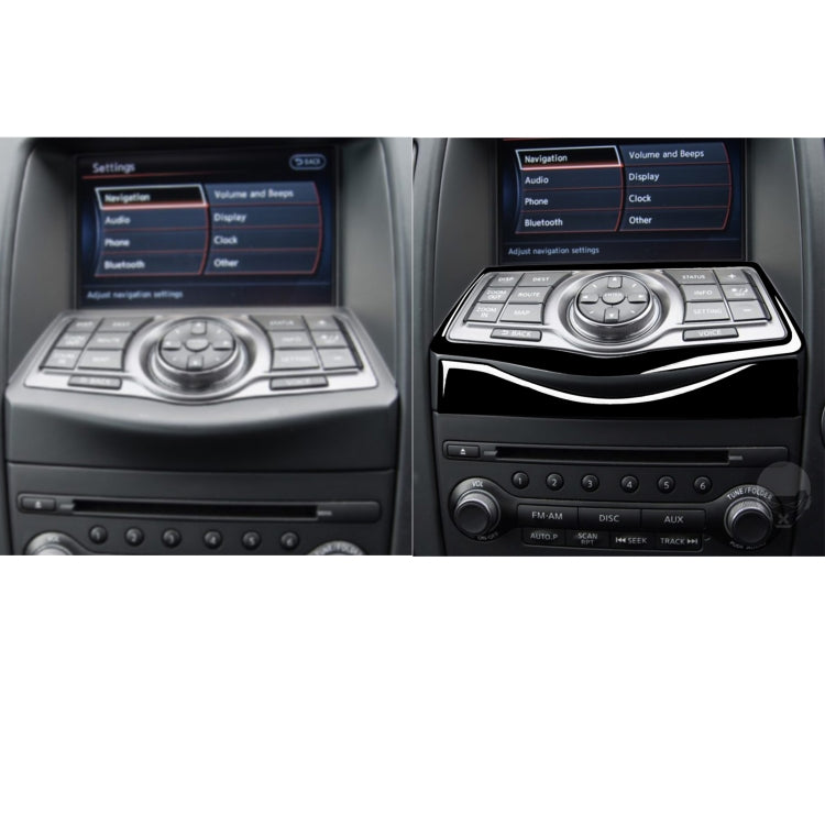 Nissan 370Z Z34 2009+ Elegant 2-in-1 Multimedia Navigation Button Frame Decorative Sticker