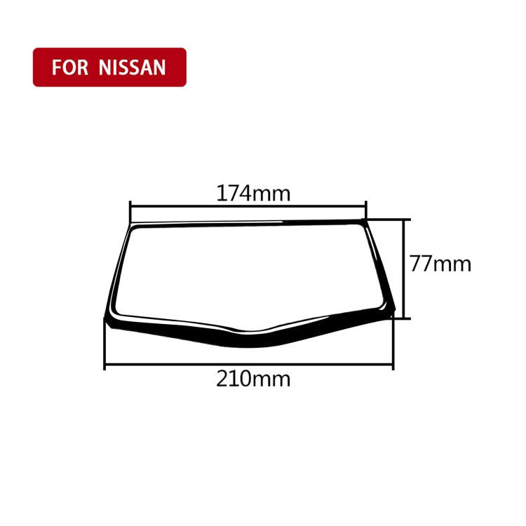 Nissan 370Z Z34 2009- Customised Multimedia Navigation Button Panel Stickers - Elegant Black ABS Décor