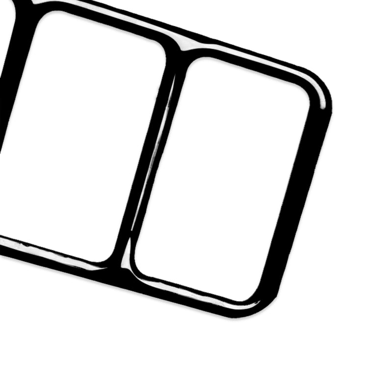 Nissan 370Z Z34 2009- Custom Piano Black Heating Button Frame Decorative Stickers for Left and Right Drive