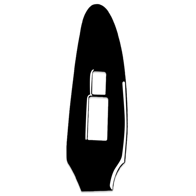 Nissan 370Z Z34 2009- Co-Driver Side Door Lift Panel Decorative Sticker - Stylish Piano Black Finish