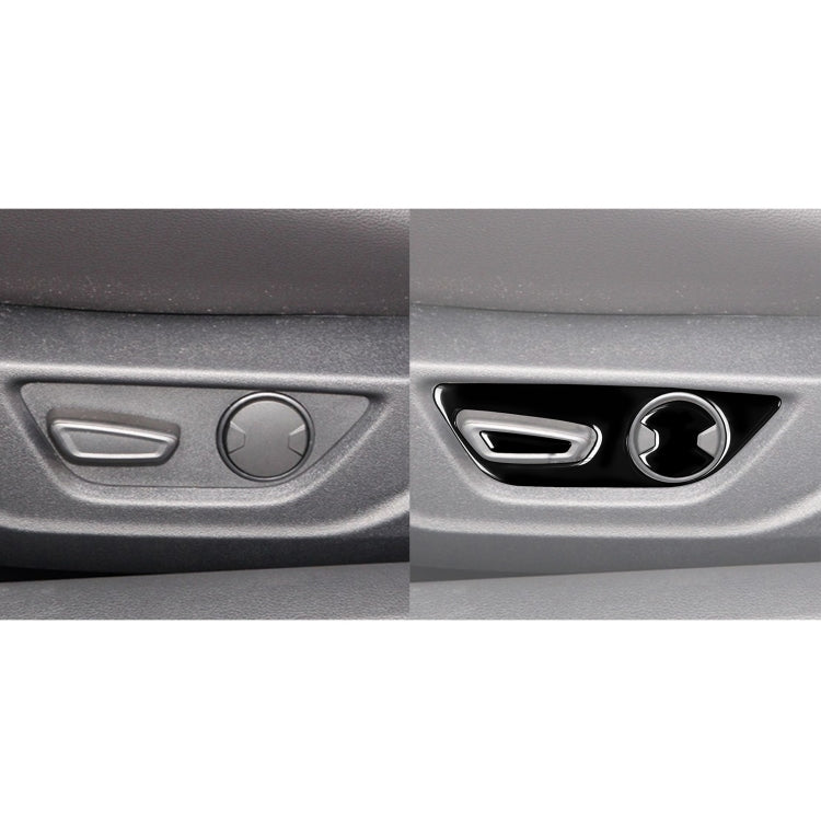 Ford Mustang 2015-2020 Car Seat Adjustment Button Bling Sticker - Left Hand Drive