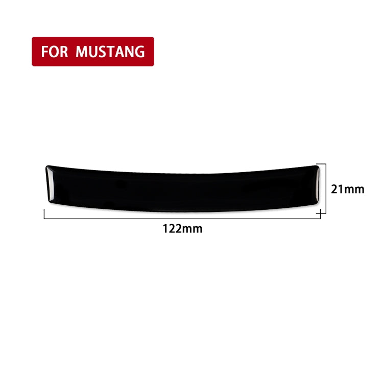 Stylish ABS Gear Shift Panel Stickers for Ford Mustang 2015-2020 - Left & Right Drive Universal Fit