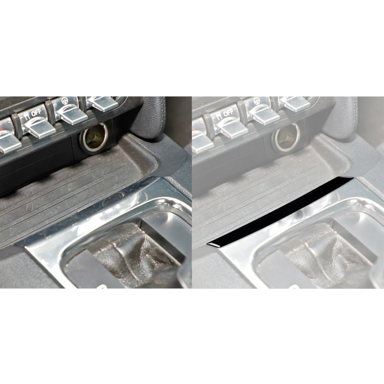 Stylish ABS Gear Shift Panel Stickers for Ford Mustang 2015-2020 - Left & Right Drive Universal Fit